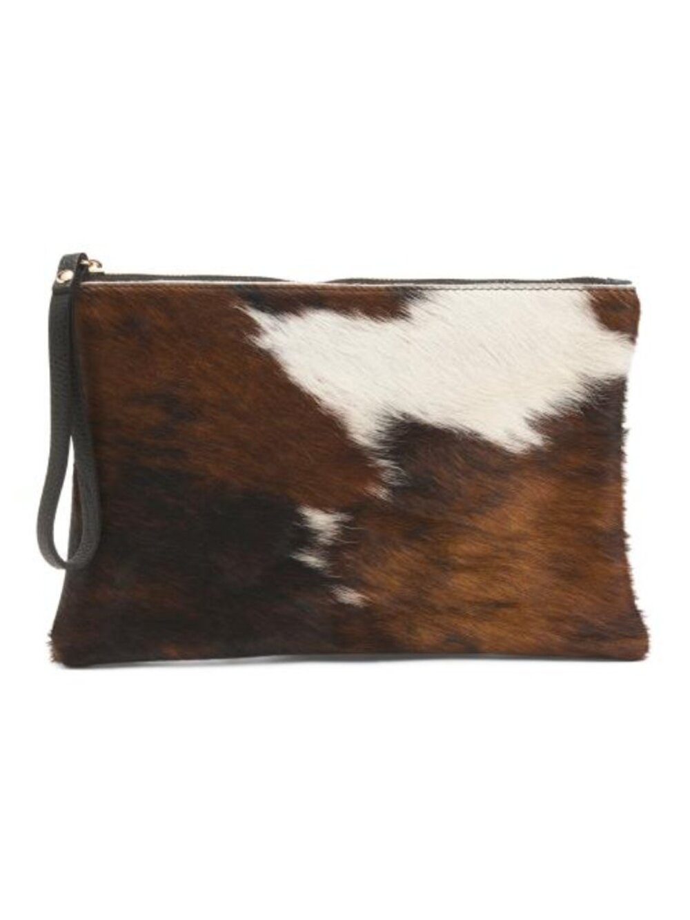 MARLON Made In Italy Leather Wristlet Pochette Pouch